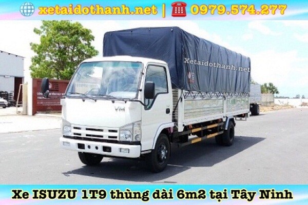 XE TẢI ISUZU 1T9 TẠI TÂY NINH - THÙNG 6M2 - VAY 90% XE 1