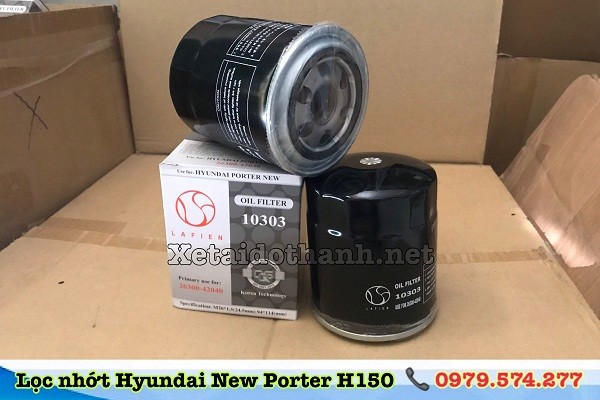 LỌC NHỚT XE TẢI HYUNDAI NEW PORTER H150 - 10303 1 LỌC NHỚT XE TẢI HYUNDAI NEW PORTER H150 - 10303 1