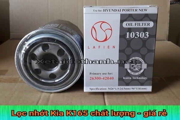 Lọc Nhớt Kia K165 - 10303 1 Lọc Nhớt Kia K165 - 10303 1