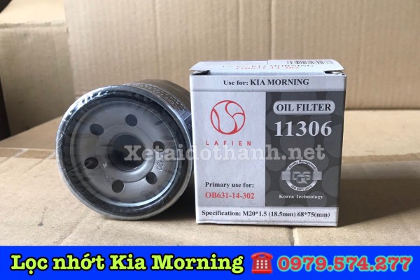 Lọc nhớt xe Kia Morning - 11306 1 Lọc nhớt xe Kia Morning - 11306 1