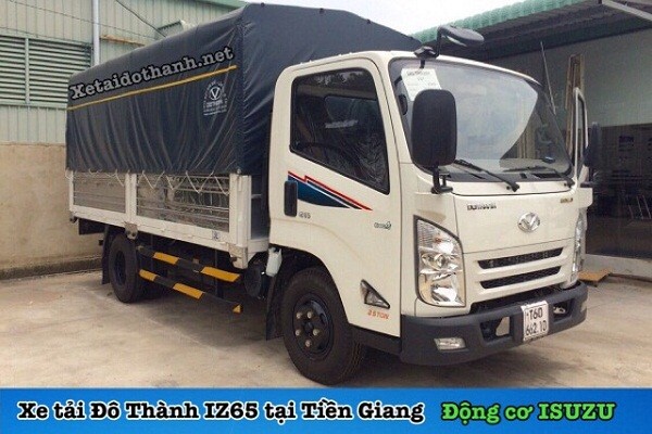 XE TẢI 2 TẤN ĐÔ THÀNH IZ65 TẠI TIỀN GIANG - ĐỘNG CƠ ISUZU - VAY 90% XE 1