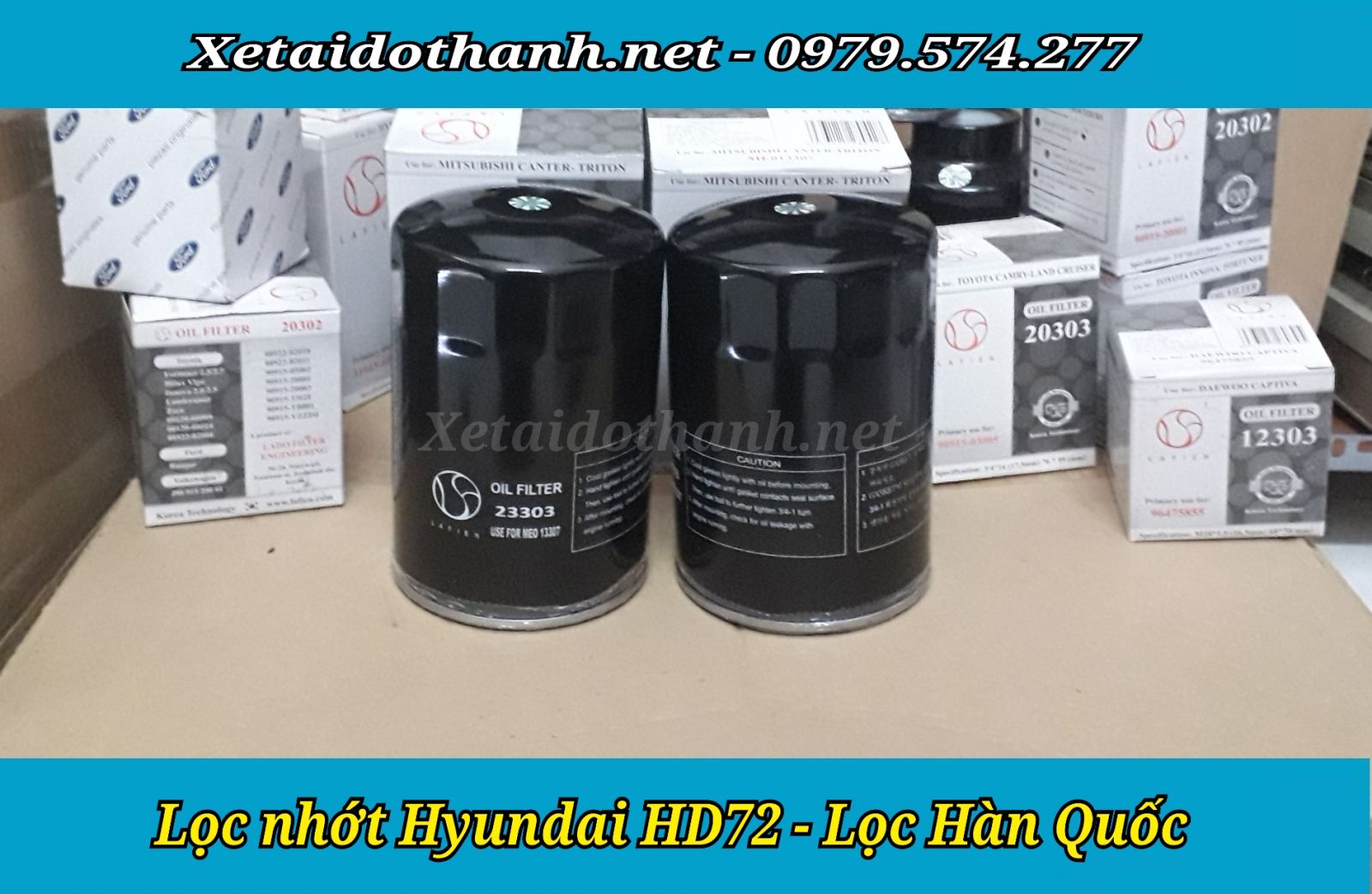 Lọc nhớt xe Hyundai HD120SL