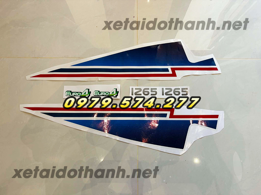 Nhãn dán xe tải Đô Thành IZ49 IZ65 IZ250 Nhãn dán xe tải Đô Thành IZ49 IZ65 IZ250