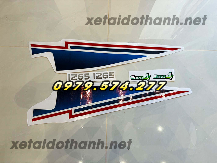 Nhãn dán xe tải Đô Thành IZ49 IZ65 IZ250 Nhãn dán xe tải Đô Thành IZ49 IZ65 IZ250