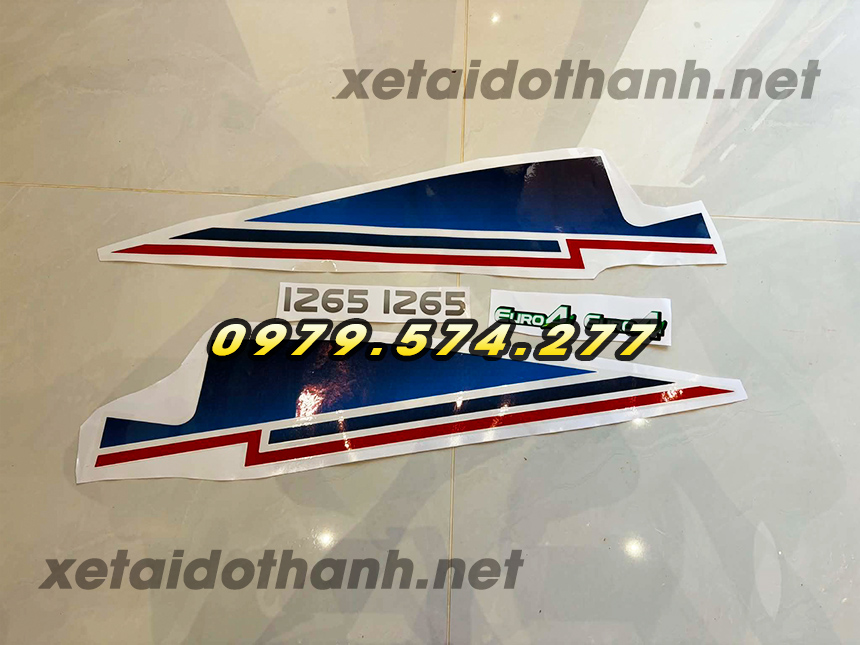 Nhãn dán xe tải Đô Thành IZ49 IZ65 IZ250 Nhãn dán xe tải Đô Thành IZ49 IZ65 IZ250