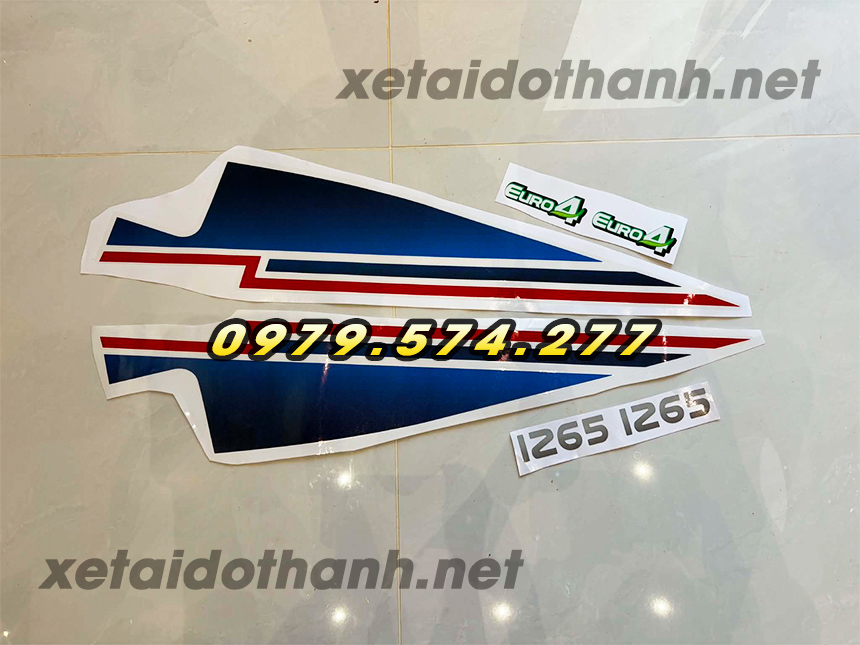 Nhãn dán xe tải Đô Thành IZ49 IZ65 IZ250 Nhãn dán xe tải Đô Thành IZ49 IZ65 IZ250