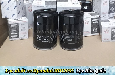 Lọc nhớt xe Hyundai HD120SL - 23303
